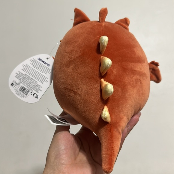 NWT Squishmallows Brown Dragon Plush - Picture 2 of 5